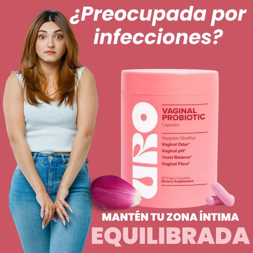 🌸 URO Probiótico Vaginal Vegano – COMBO 3 Frascos | Equilibrio y Bienestar Íntimo